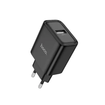 Travel Charger Hoco DC72 River with USB-A 5V 2.1A Black