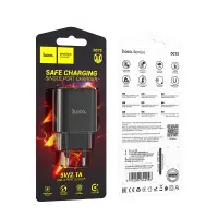 Travel Charger Hoco DC72 River with USB-A 5V 2.1A Black