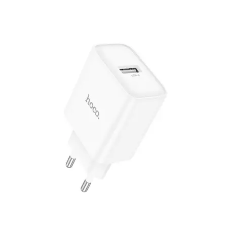 Travel Charger Hoco DC72 River with USB-A 5V 2.1A White
