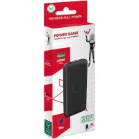 Power Bank Wonder WX20C 20000mAh 20W with 2 x USB-A and 1 x USB-C Output Black
