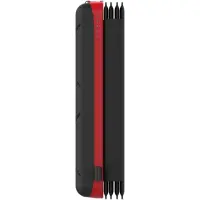 Solar Power Bank Wonder WX10S 10000mAh with 5 Solar Panels, 2 x USB-A and 1 x USB-C Output and Flashlight Black