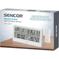 Weather Station - Clock - Alarm Clock Sencor SWS 3600 with Wireless Sensor and LCD Screen