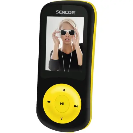 MP3/MP4 Player 8 GB with FM Radio and Color Display Sencor SFP 5870 BYL