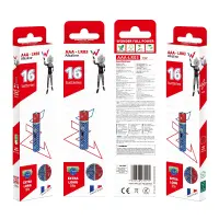 Battery Alkaline Wonder Full Power LR03 size AAA 1.5V Pcs. 16