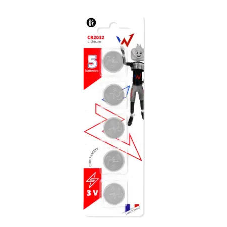 Buttoncell Lithium Wonder CR2032 3V Pcs. 5