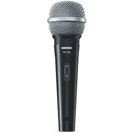 Shure SV100 Wired Dynamic Microphone with 4.5m XLR Cable