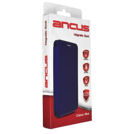 Blister Packaging Case Horizontal for Ancus Magnetic Book Cases Blue 18.1x9.5x2cm
