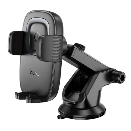 Car Mount Hoco HW32 Crown with Wireless Charger up to 15W 4.5"-7" Black