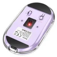 Bluetooth Mouse Hoco GM35 General Wireless with 5 Buttons DPI 1600 Transparent Purple