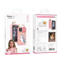 Hoco Y103 Children Phone 2.8"  1000mAh with Camera and Games Pink