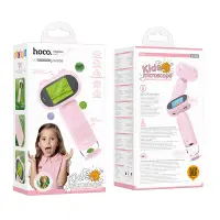 Hoco DV206 Kids Microscope 2.0" IPS Display 8 LED lights 800mAh Pink