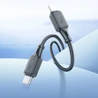 Data Cable Hoco X101 Assistant USB-C to Lightning 27W  Black 1m