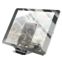 Hoco Phone Desk Aluminum Stand PH50 Ivey 360° Compatible with Devices 4.5"-7" Black