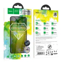 Tempered Glass Hoco A34 Plus 9D Large Arc Dustproof Anti-spy 0.4mm για Apple iPhone 16 Pro Max