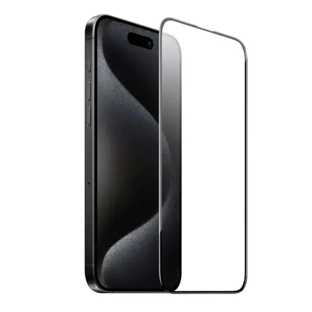 Tempered Glass Hoco Premium Series G16 Full Screen HD 5D Large Arc 0.4mm 9H for Apple iPhone 16 Pro 10pcs
