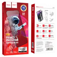 Tempered Glass Hoco Premium Series G15 0.33mm 30 Degrees Privacy Angle για Apple iPhone 15 Plus/16 Plus Set 10 pcs