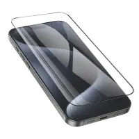 Tempered Glass Hoco Premium Series G14 0.33mm Full Screen Edges Protection HD 3D for Apple iPhone 16 Pro Max Set 10pc
