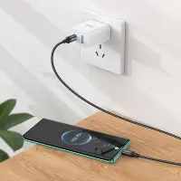 Data Cable Hoco X89 Wind USB-C  to USB-C 60W Braided 1m Black