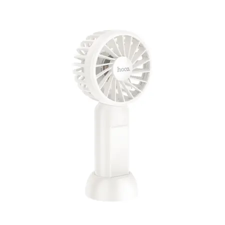Hoco HX60 Nimble Portable Handheld Fan 1200mAh 3 Airflow Speeds White