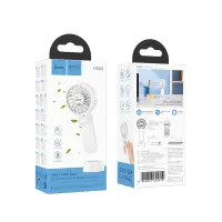 Hoco HX60 Nimble Portable Handheld Fan 1200mAh 3 Airflow Speeds White