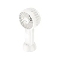 Hoco HX60 Nimble Portable Handheld Fan 1200mAh 3 Airflow Speeds White