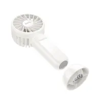 Hoco HX60 Nimble Portable Handheld Fan 1200mAh 3 Airflow Speeds White