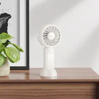 Hoco HX60 Nimble Portable Handheld Fan 1200mAh 3 Airflow Speeds White