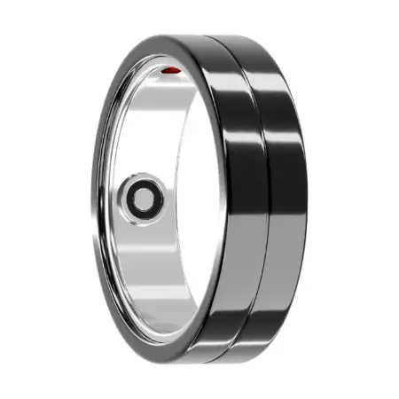 Smart Ring Maxcom mRing MR100 No.11 (Inside Diameter 20.7mm) IP68 with Heart Rate and Sleep Monitoring Black