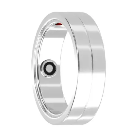 Smart Ring Maxcom mRing MR100 No.11 (Inside DIameter 20.7mm) IP68 with Heart Rate and Sleep Monitoring Silver