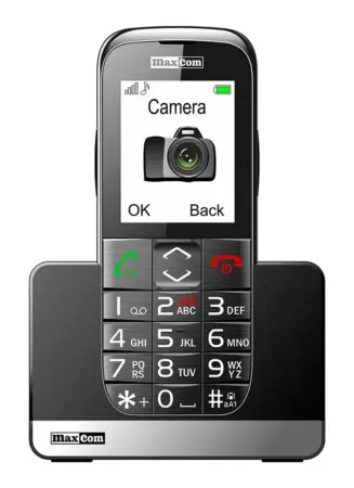 Maxcom MM720 SE 2.2" with Large Buttons, Bluetooth, Radio, Torch, Camera and Emergency Button Black