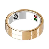 Smart Ring Maxcom mRing MR100 No.13 (Inside Diameter 22.3mm) IP68 with Heart Rate and Sleep Monitoring Gold