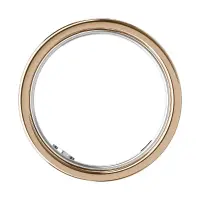 Smart Ring Maxcom mRing MR100 No.13 (Inside Diameter 22.3mm) IP68 with Heart Rate and Sleep Monitoring Gold