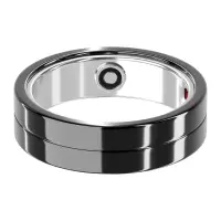 Smart Ring Maxcom mRing MR100 No.12 (Inside Diameter 21.7mm) IP68 with Heart Rate and Sleep Monitoring Black