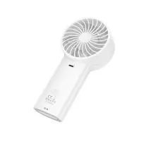 Hoco HX62 Endless Portable Handheld Fan 6000mAh 5 Airflow Speeds White