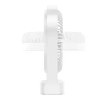 Hoco HX65 Ultra-thin Desktop Fan 2000mAh 3 Airflow Speeds White