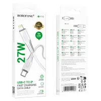 Data Cable Borofone BX119 New USB-C to Lightning 27W 1m White