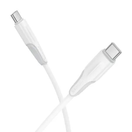 Data Cable Borofone BX119 New USB-C to USB-C 60W 1m White