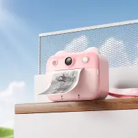 Hoco DV204 Kids Dual HD Camera 2.4" Screen 1200mAh able to Print Photos Pink