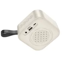 Wireless Speaker Hoco HC22 Auspicious Sports BT 5.2 1200mAh 5W with FM, TF card, USB, AUX White