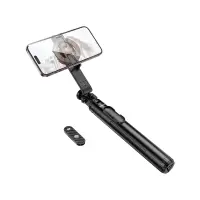 Holder and Selfie Stick Hoco K25 Sherkhan Live Broadcast for Devices 4.5"-7" 55mAh Height 1.5m Black