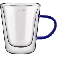 Set of 2 Tea Glasses VASO Lamart LT9118 Double-Walled Glass 300ml Green

