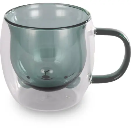 Set of 2 Glasses VASO Lamart LT9127 Double-Walled Glass 250ml Green

