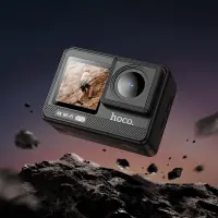 Sports Camera Hoco DV102 4k/30fps Dual Screen 30m Waterproof (with Case) Wifi