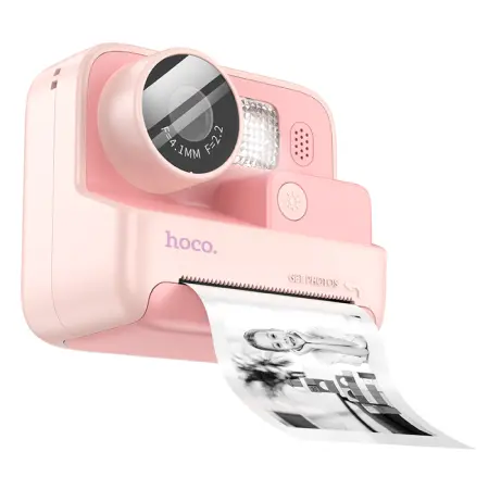 Hoco DV200 Kids Dual HD Camera 2.0" Screen 800mAh able to Print Photos Pink