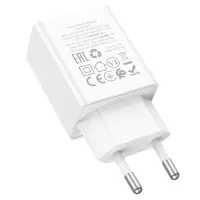 Travel Charger Hoco N68 Nuevo Single Port PD20W USB-C 5V 3.0A White