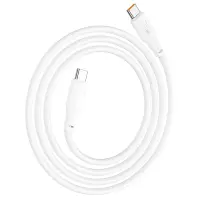 Data Cable Hoco X93 Force USB-C to USB-C PD60W 3A Fast Charging White 1m