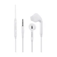 Hands Free Stereo Samsung EO-EG920BW 3.5mm White with Microphone and Control Buttons 1.2m with Black Samsung Box Bulk
