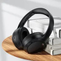 Wireless Foldable Headphones Stereo Acefast H6 500mAh v5.3 Hi-Fi 30dB ANC AUX USB-C IPX4 Black