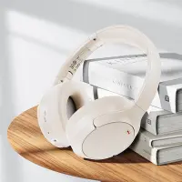 Wireless Foldable Headphones Stereo Acefast H6 500mAh v5.3 Hi-Fi 30dB ANC AUX USB-C IPX4 White