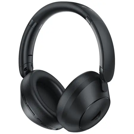 Wireless Foldable Headphones Stereo Acefast H3 500mAh v5.3 80h Talk Time ANC AUX USB-C IPX4 Black